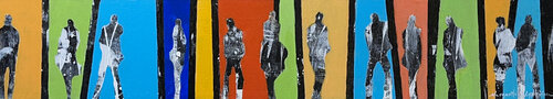 Disco Nights by Margarita Lypiridou, Painting for Sale on Select