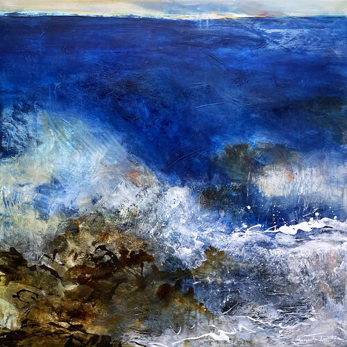 Serene Turbulence by Margarita Lypiridou, Painting for Sale on Select