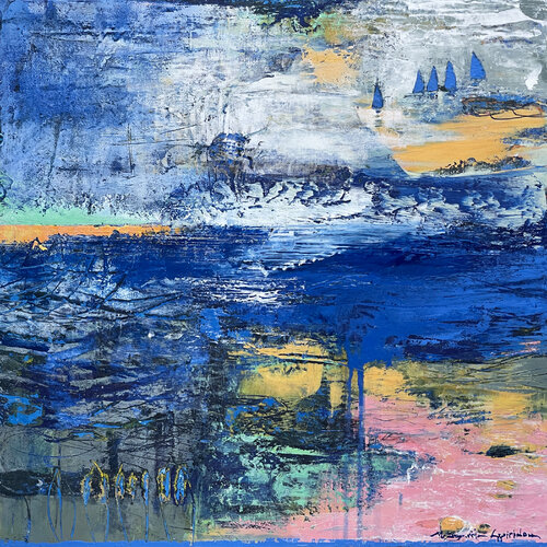 Ocean Breeze by Margarita Lypiridou, Painting for Sale on Select