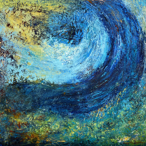 Counting Breaths by Margarita Lypiridou, Painting for Sale on Select