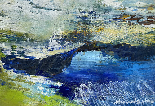 A Moment In Nature I by Margarita Lypiridou, Painting for Sale on Select