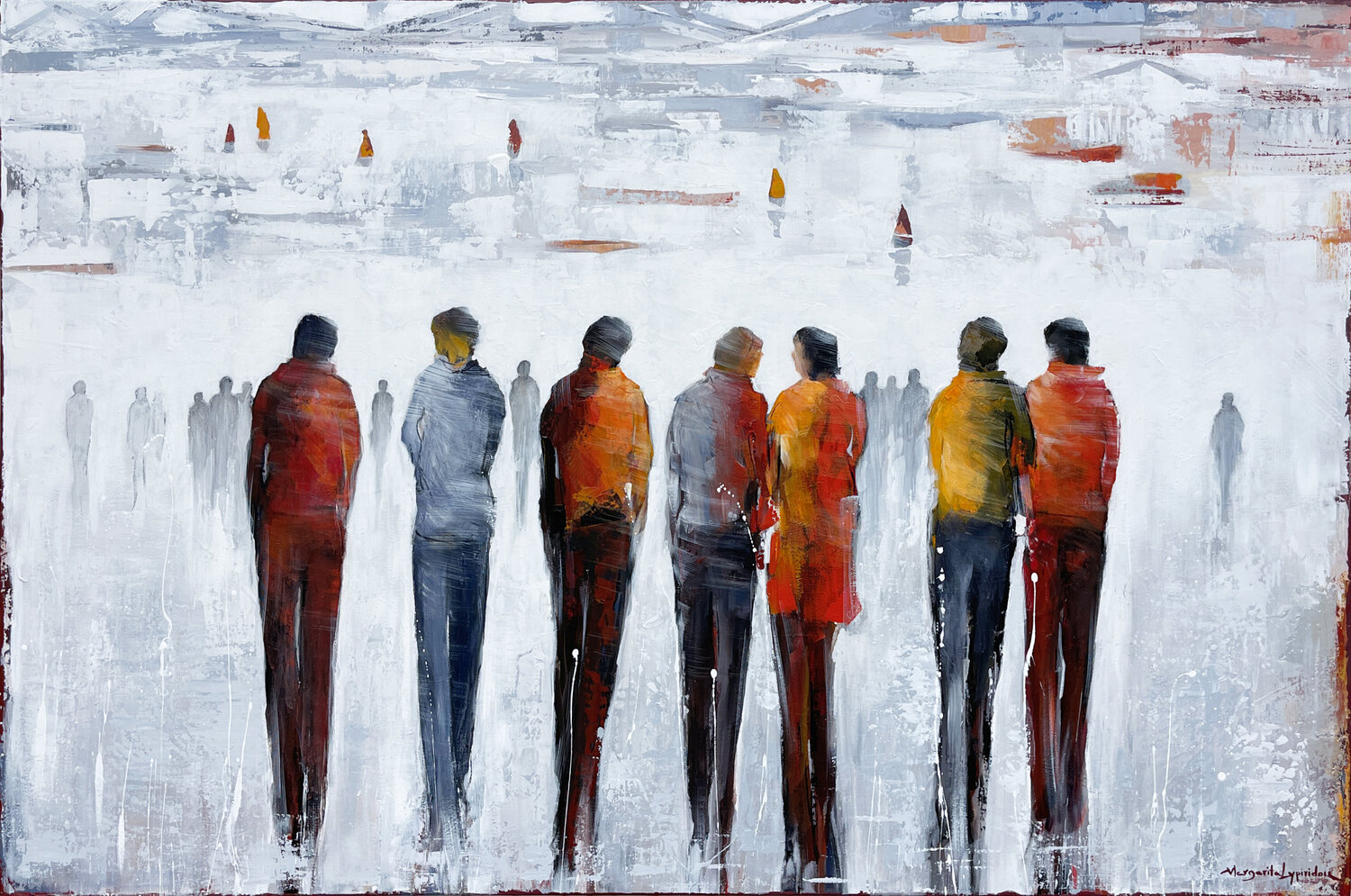 Behold The Moment Margarita Lypiridou Original painting for sale