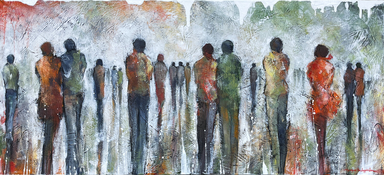 At The End Of The Day Margarita Lypiridou Original painting for sale
