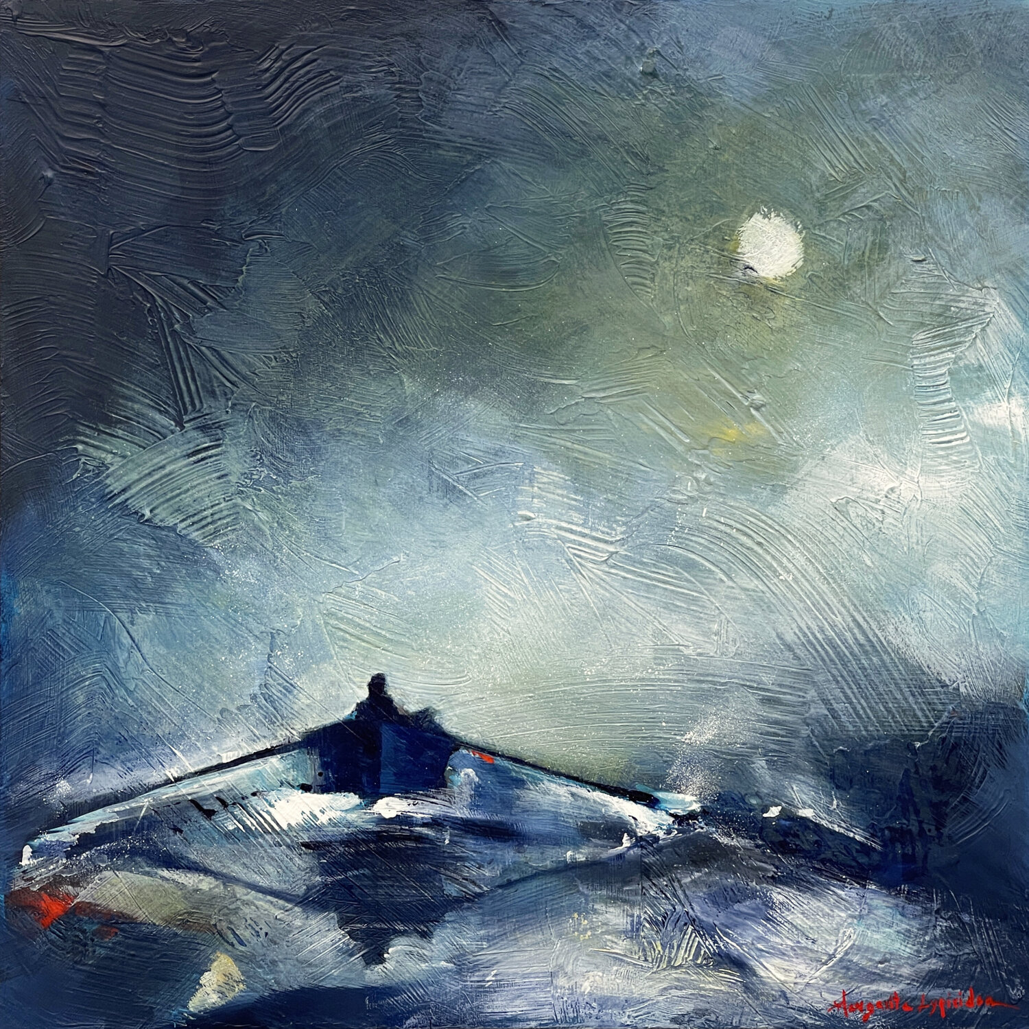 Moonstruck Margarita Lypiridou Original painting for sale