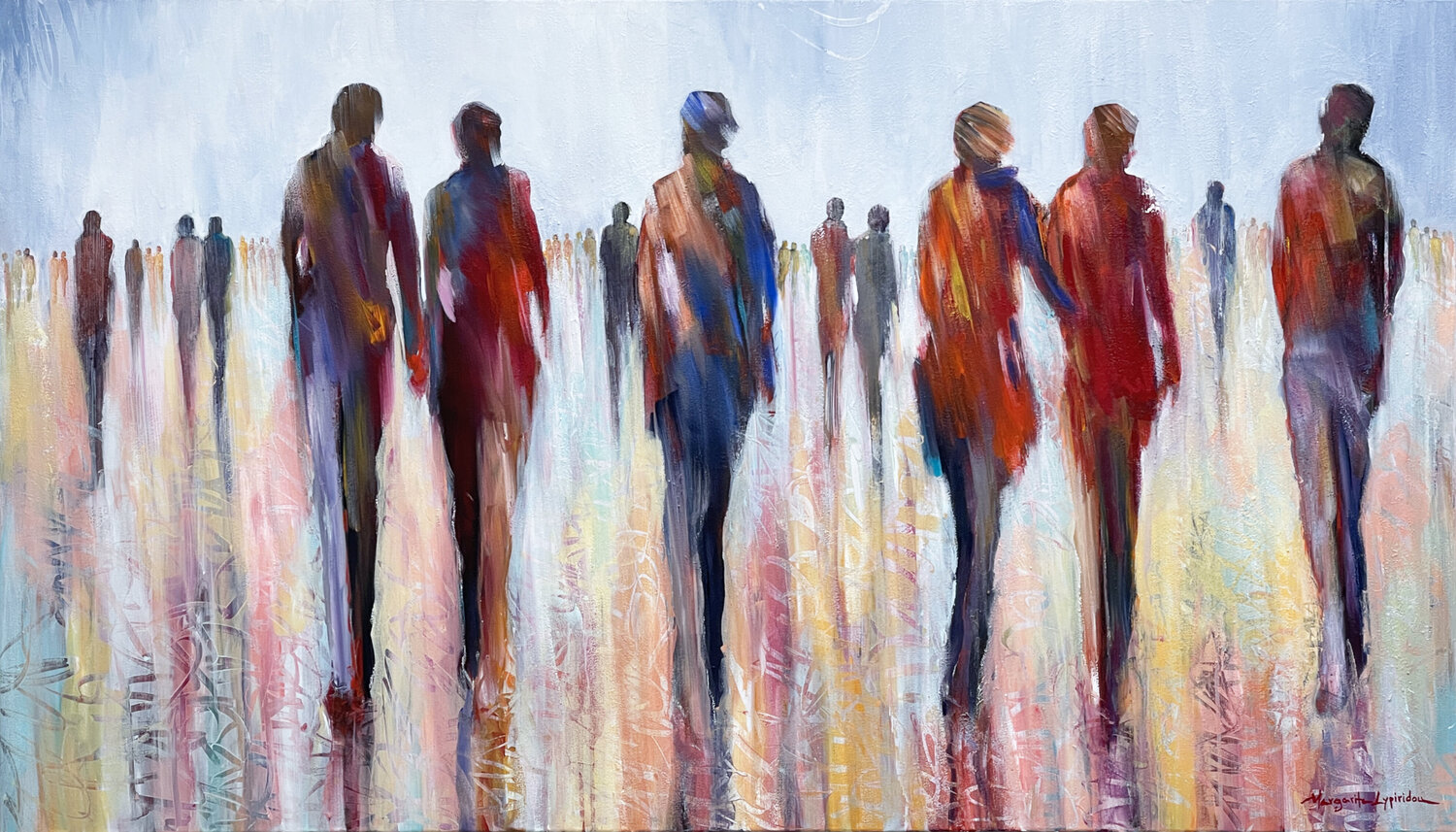 Colours Of The Wind Margarita Lypiridou Original painting for sale
