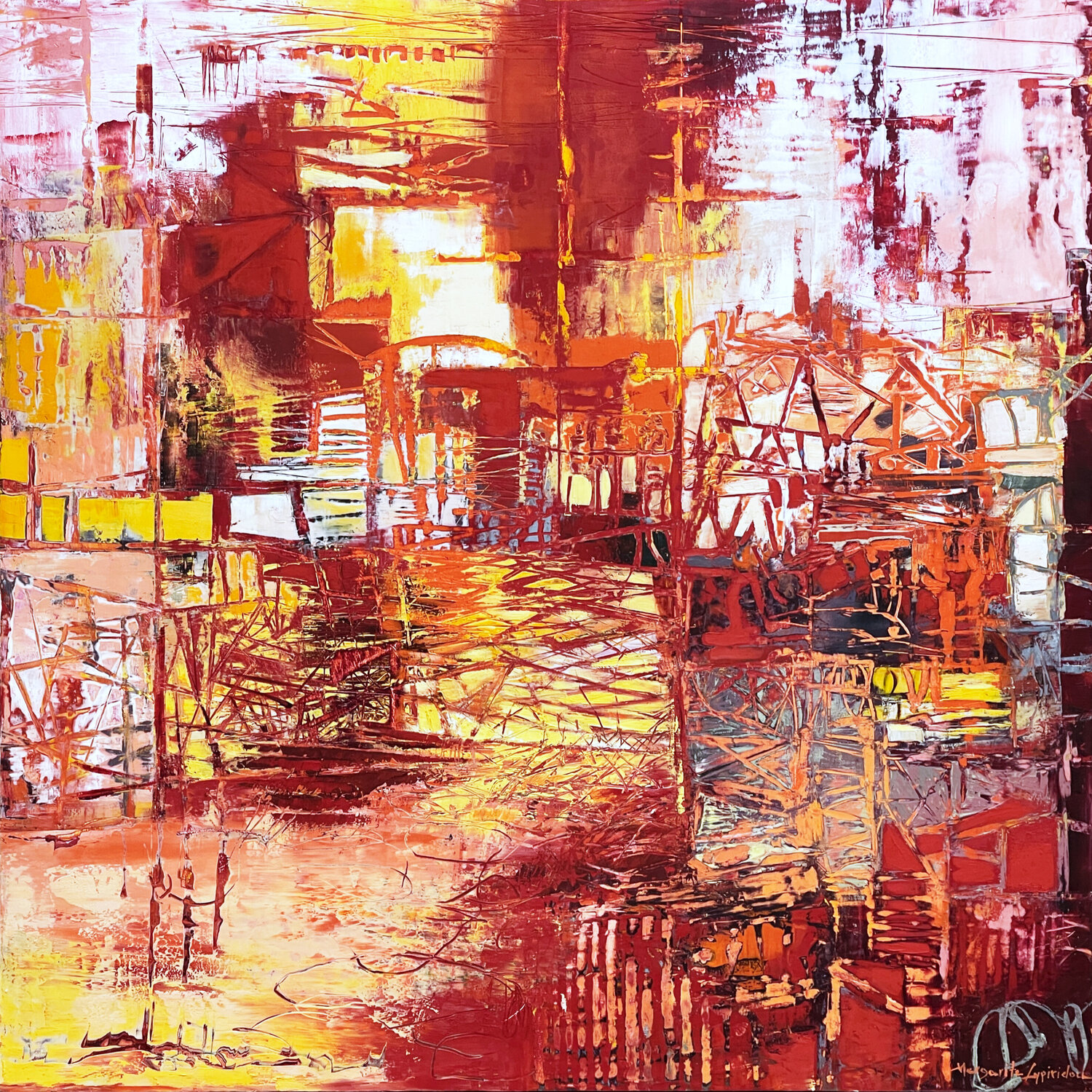 Levels Of Existence Margarita Lypiridou Original painting for sale