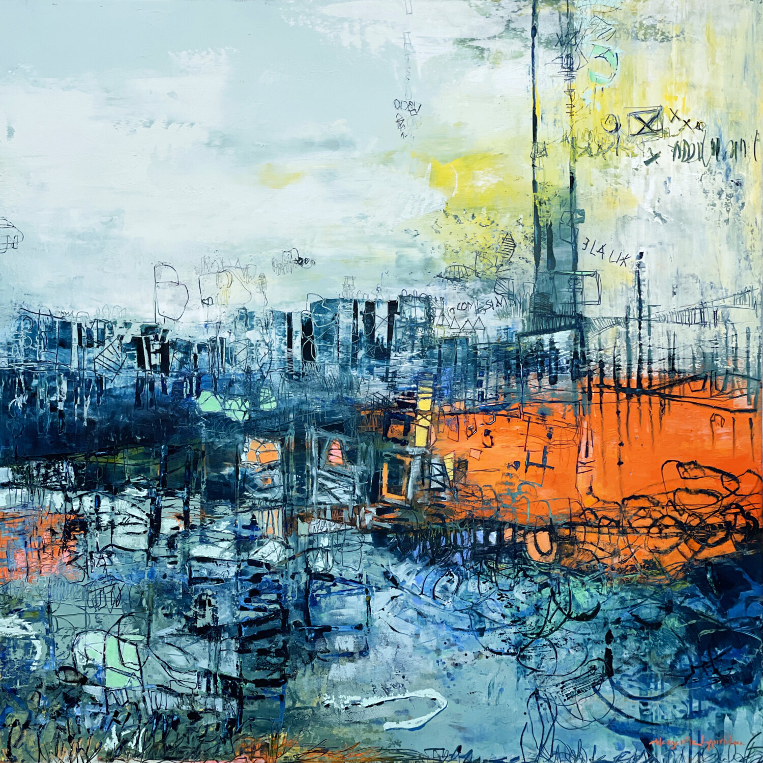 Mind Matter Margarita Lypiridou Original painting for sale