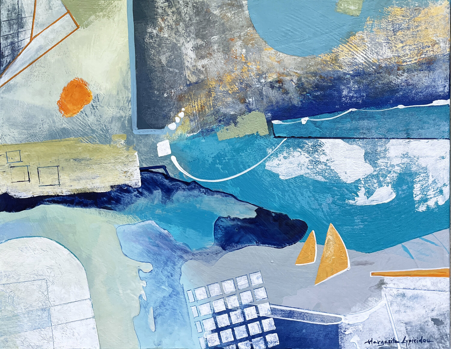 Day Trip Margarita Lypiridou Original painting for sale