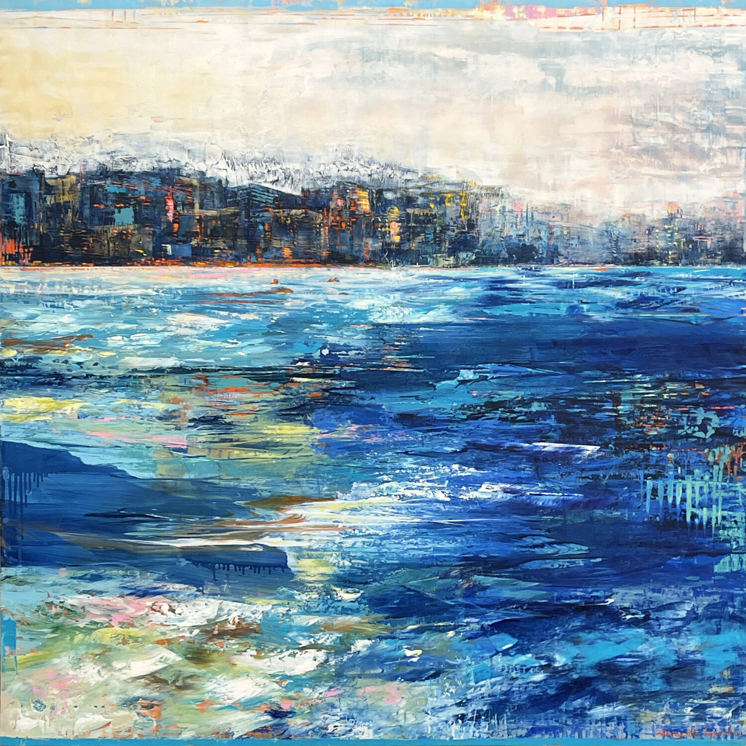 Bay View Margarita Lypiridou Original painting for sale