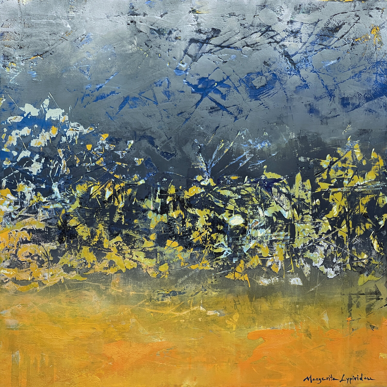 Au fond Margarita Lypiridou Original painting for sale