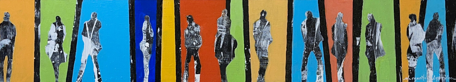 Disco Nights Margarita Lypiridou Original painting for sale
