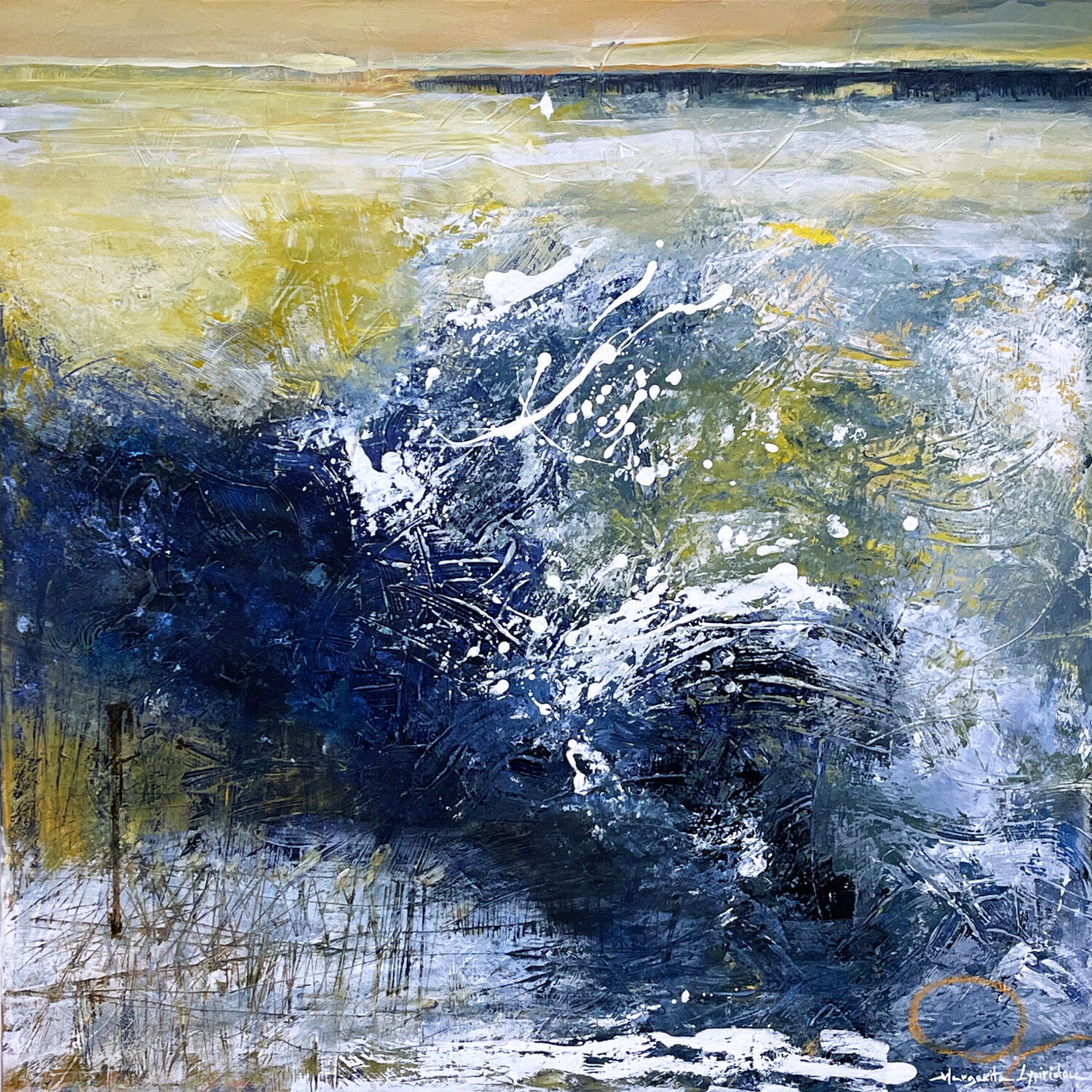 Hidden Cove Margarita Lypiridou Original painting for sale