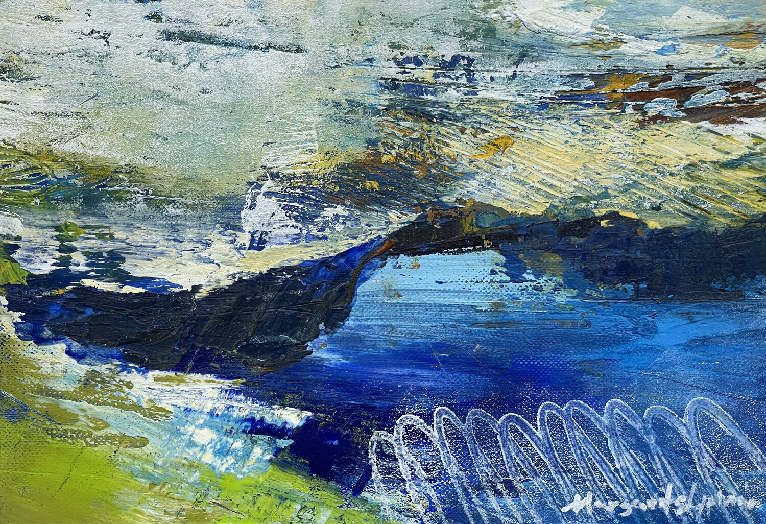 A Moment In Nature I Margarita Lypiridou Original painting for sale