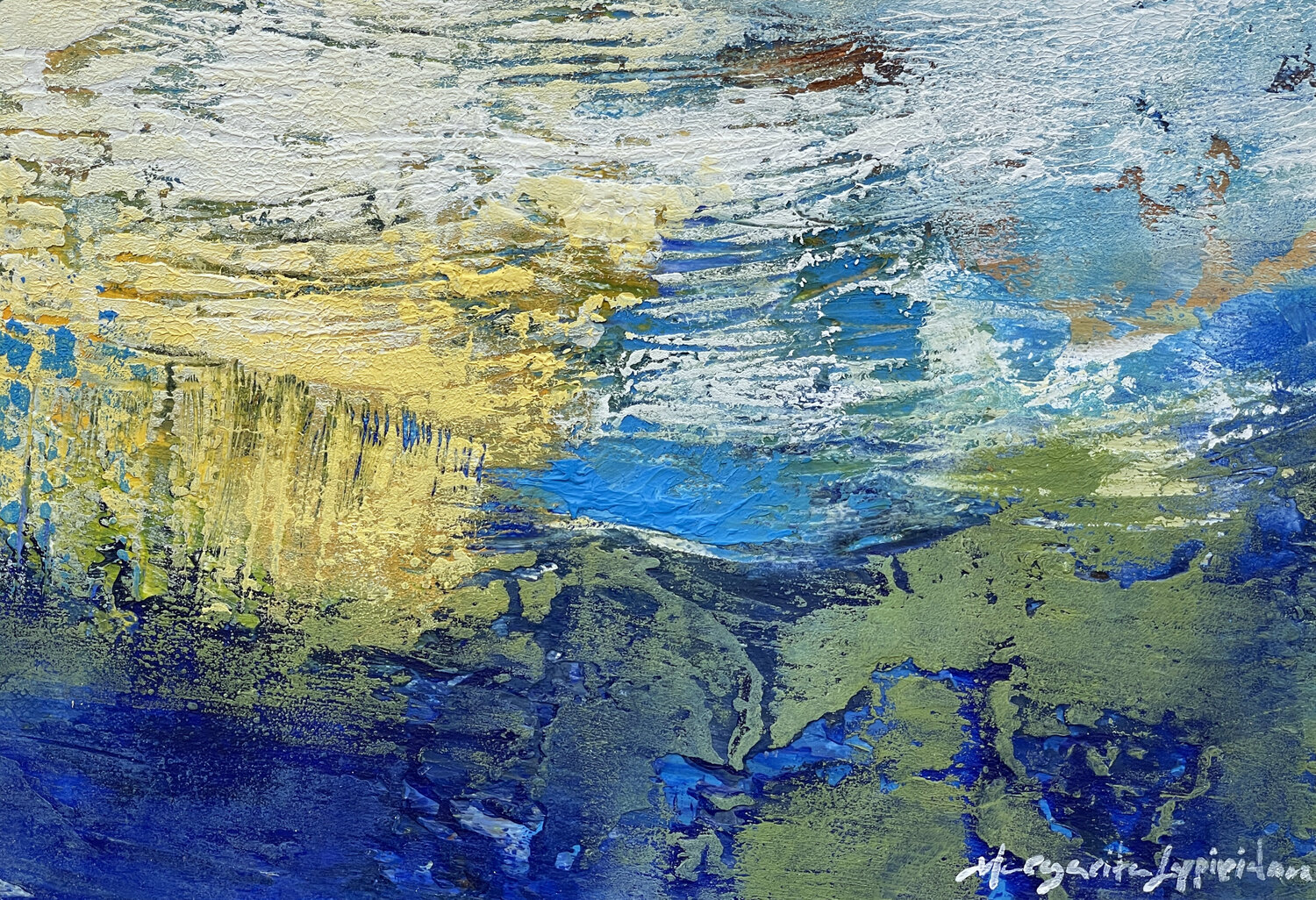A Moment In Nature II Margarita Lypiridou Original painting for sale