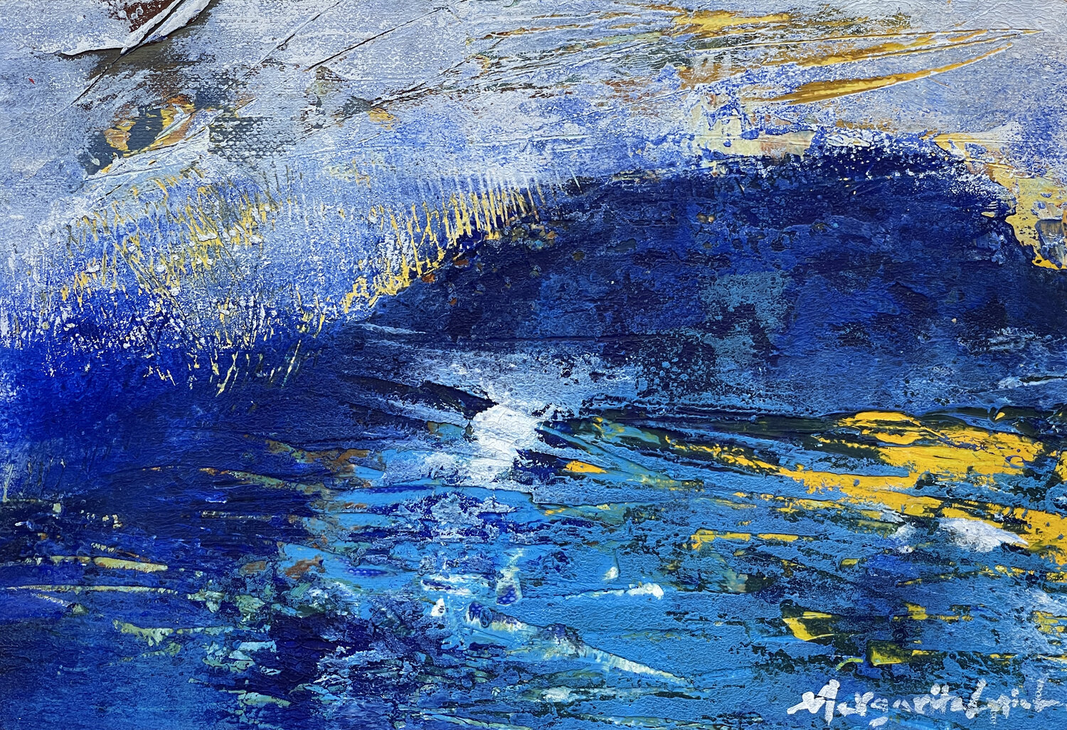 A Moment In Nature III Margarita Lypiridou Original painting for sale