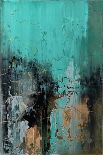 Fragmented Reflections von Nemanja Nikolic, Malerei kaufen auf Select