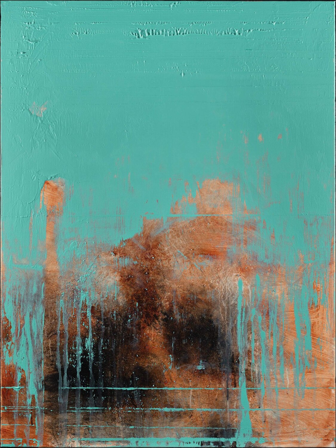 Flames Within Nemanja Nikolic Original painting for sale