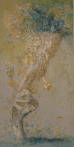Une pointe d'abstrait by Anne Maizianne, Painting for Sale on Select