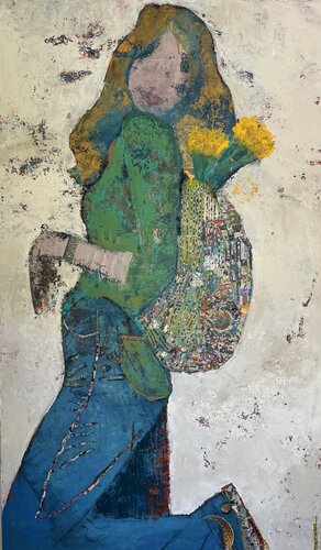 Lightness of being by Anne Maizianne, Painting for Sale on Select