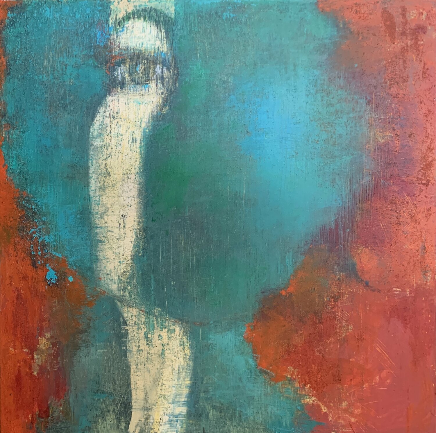 Hiding Anne Maizianne Original painting for sale