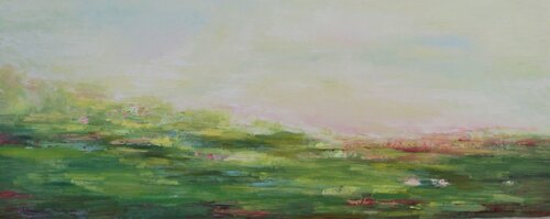 Green Spirits by Therese O'Keeffe, Painting for Sale on Select