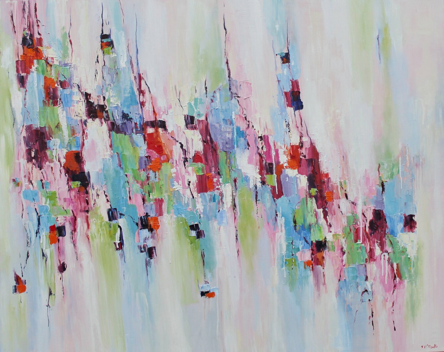 CHASING STARS Therese O'Keeffe Original painting for sale