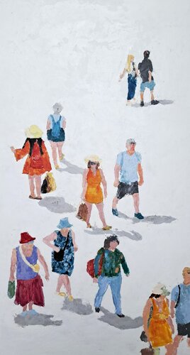 Together 25 by Luciana Mathioudakis, Painting for Sale on Select