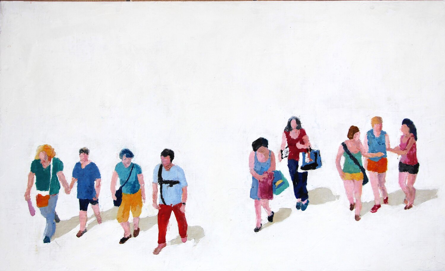 Street 6 Luciana Mathioudakis Original painting for sale
