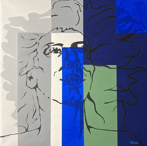 Durchblick II by Ilse Feiner, Painting for Sale on Select