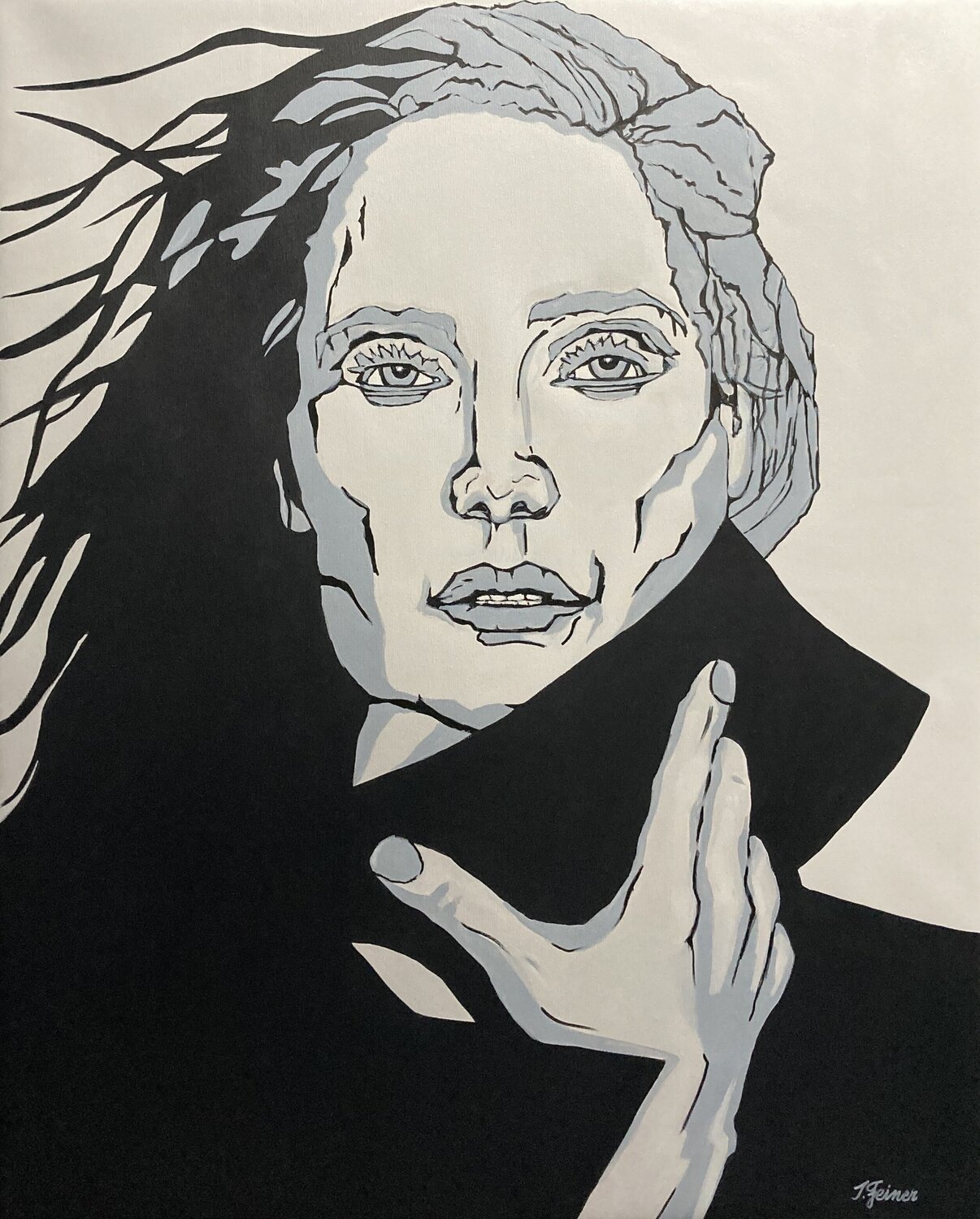 She is a Lady Ilse Feiner Original painting for sale