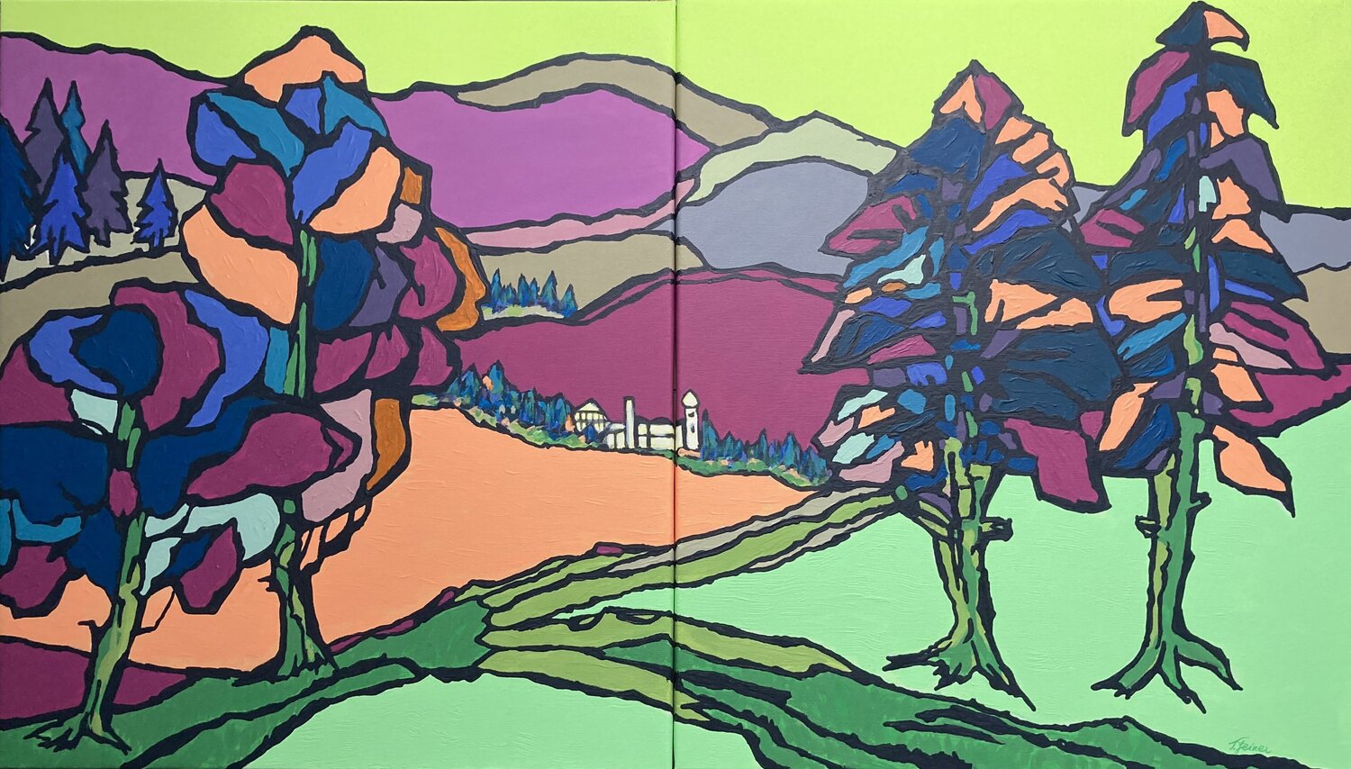 Im Bayerwald Ilse Feiner Original painting for sale