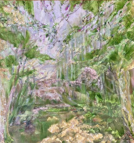 Mysterious Majestic Forest by Leith Ridley Combe, Painting for Sale on Select