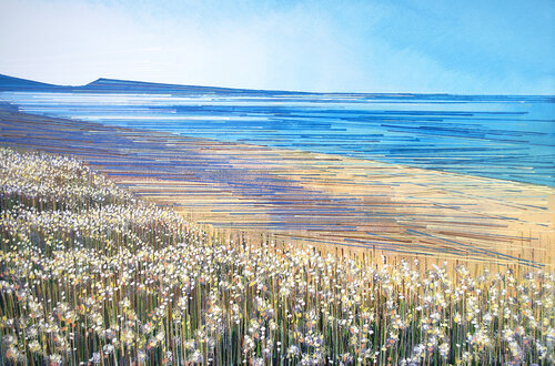 Dorset Beach In Summer by Marc Todd, Painting for Sale on Select
