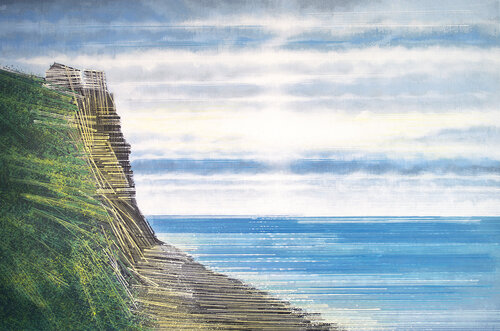 Coastal Cliffs At Daybreak by Marc Todd, Painting for Sale on Select