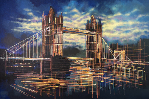 Tower Bridge London by Marc Todd, Painting for Sale on Select