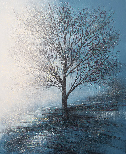 Tree In Morning Mist by Marc Todd, Painting for Sale on Select