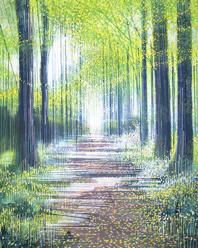 Summer Tree Path by Marc Todd, Painting for Sale on Select