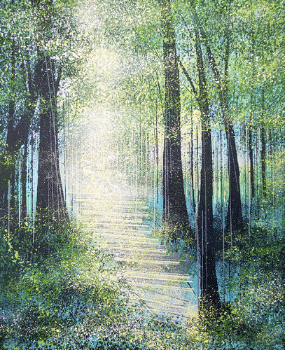 Tall Trees In Spring by Marc Todd, Painting for Sale on Select