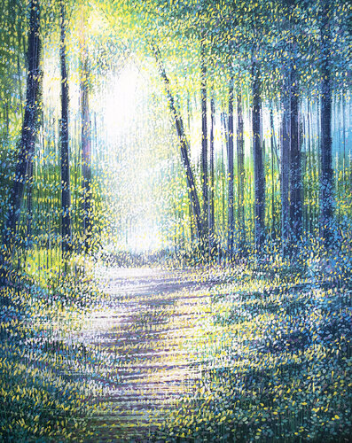 Spring Forest Trees by Marc Todd, Painting for Sale on Select