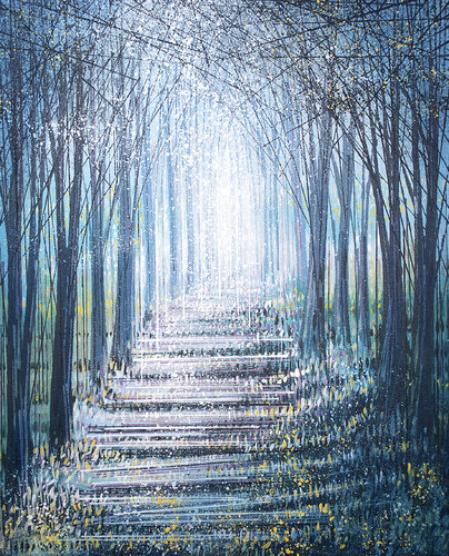 Forest At Twilight by Marc Todd, Painting for Sale on Select