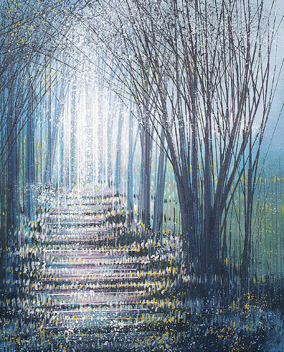 Trees At Twilight by Marc Todd, Painting for Sale on Select