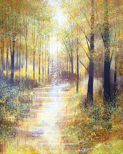 Autumn Forest Trees 2 by Marc Todd, Painting for Sale on Select