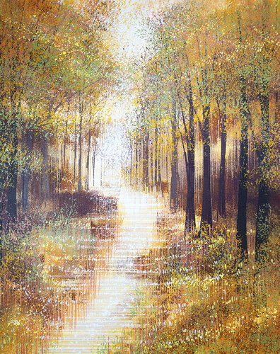 Autumn Forest Trees 3 by Marc Todd, Painting for Sale on Select
