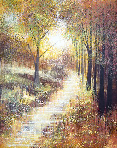 Autumn Forest Trees 5 by Marc Todd, Painting for Sale on Select