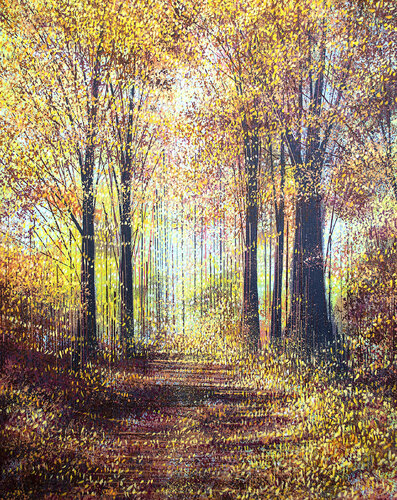 Autumn Forest Trees #6 by Marc Todd, Painting for Sale on Select