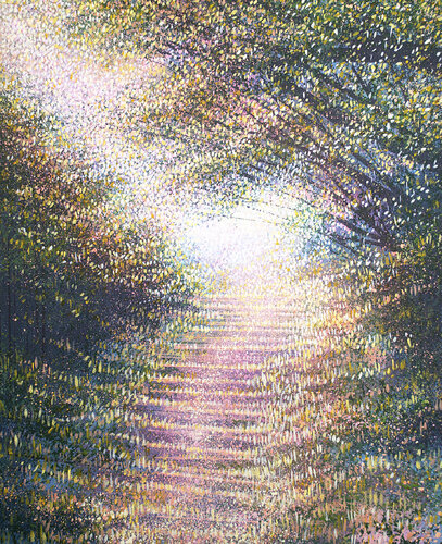 Late Summer Forest Path by Marc Todd, Painting for Sale on Select