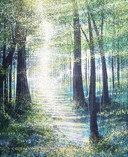 Light Through Summer Trees #3 by Marc Todd, Painting for Sale on Select