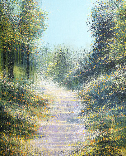 Late Summer Forest Trees by Marc Todd, Painting for Sale on Select