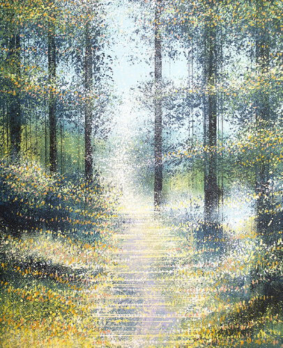 Late Summer Forest Trees #2 by Marc Todd, Painting for Sale on Select