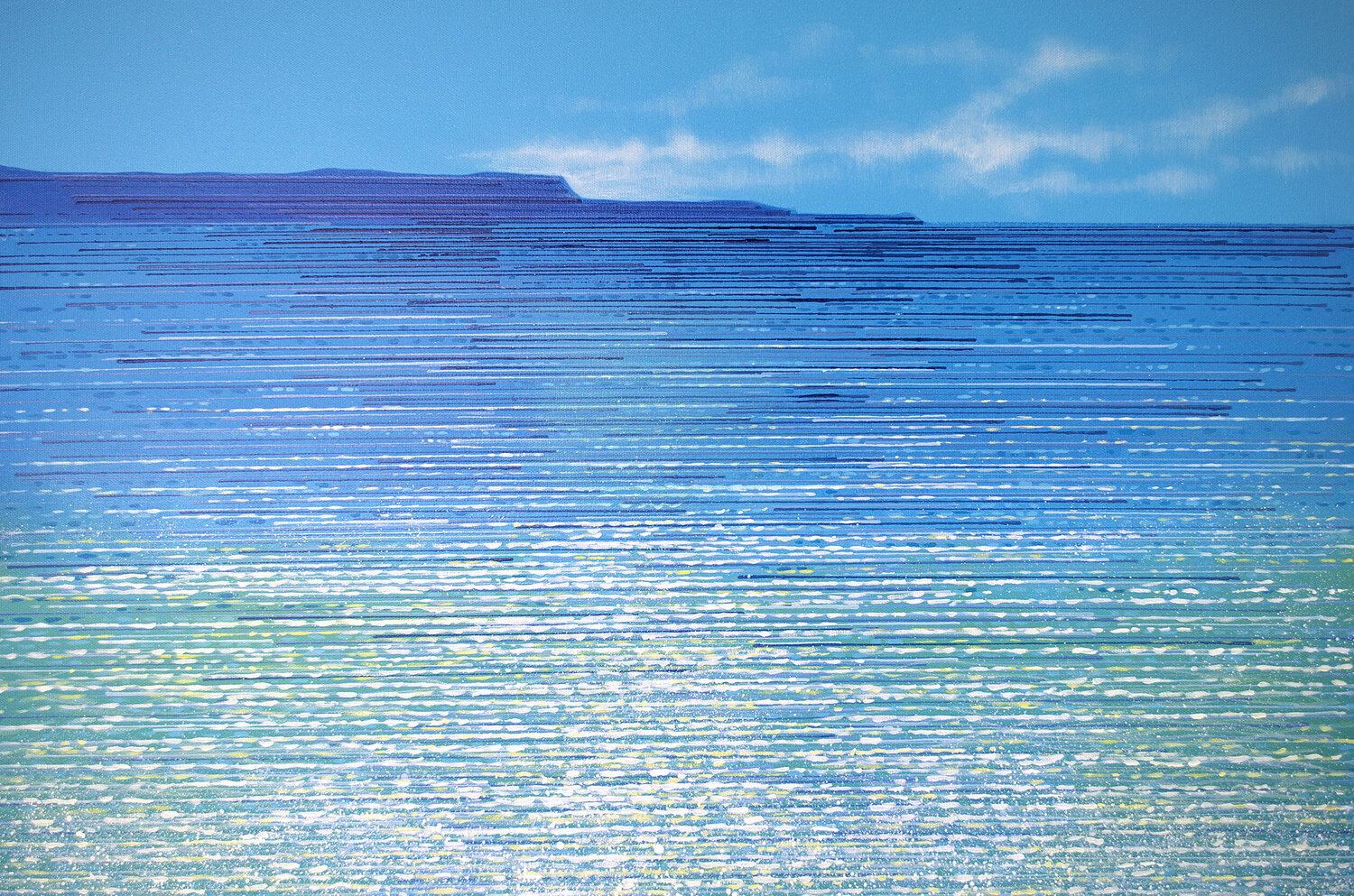 Seascape In Summer Marc Todd Original painting for sale